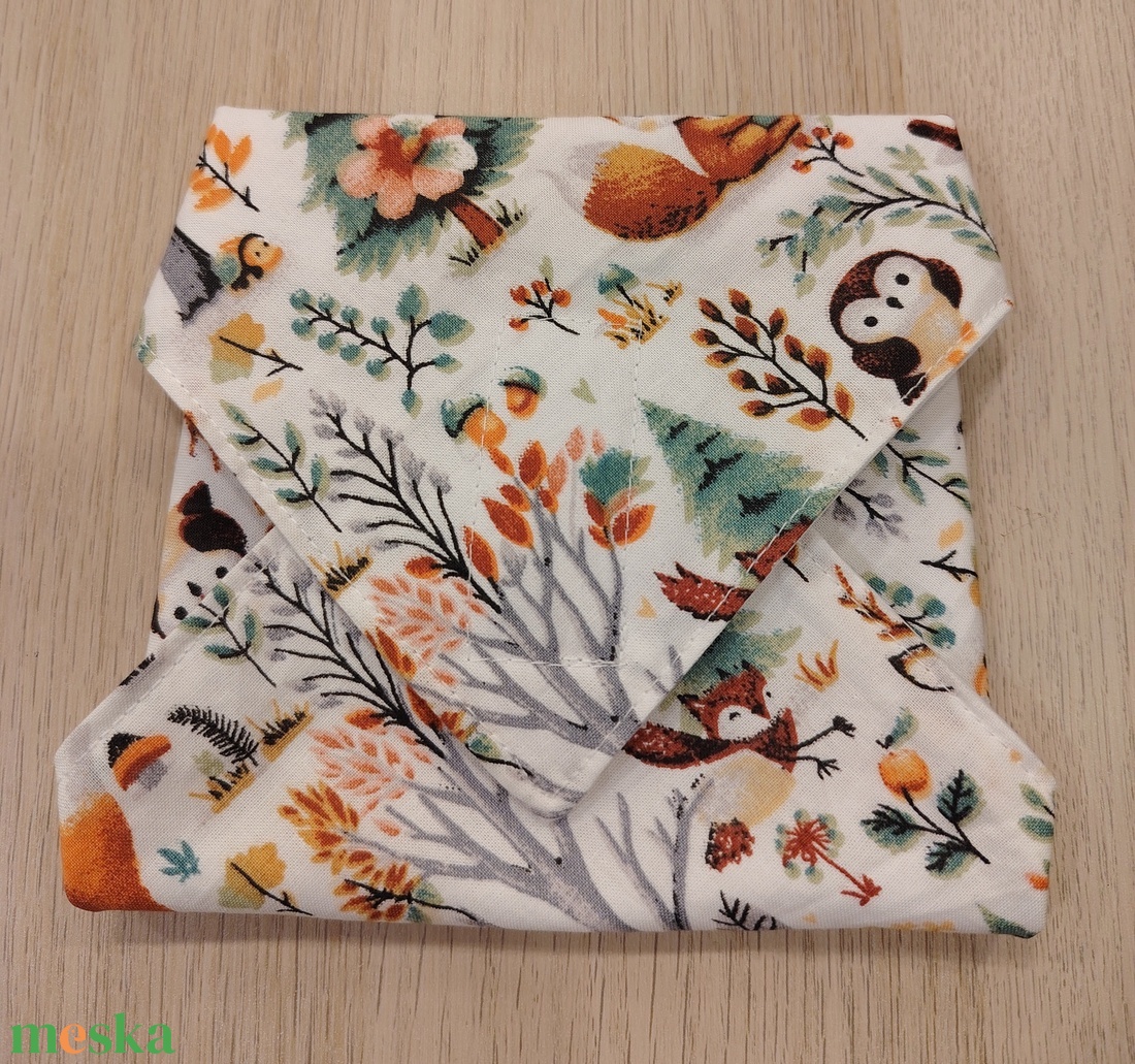 Erdő �llatai újraszalvéta - táska & tok - uzsonna- & ebéd tartó - szendvics csomagoló - Meska.hu