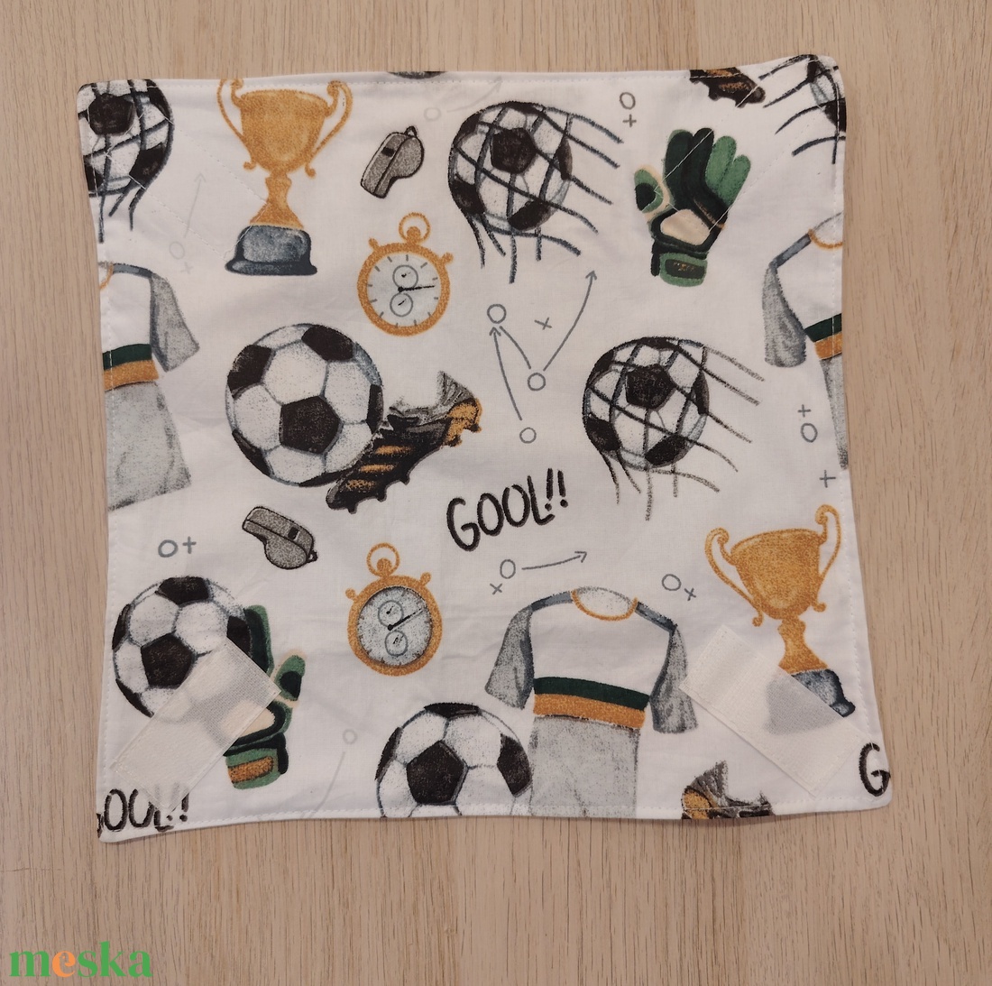 Focis újraszalvéta - táska & tok - uzsonna- & ebéd tartó - szendvics csomagoló - Meska.hu