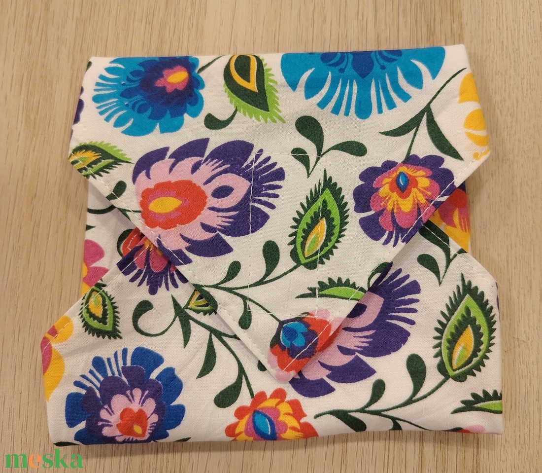 Népi újraszalvéta - táska & tok - uzsonna- & ebéd tartó - szendvics csomagoló - Meska.hu