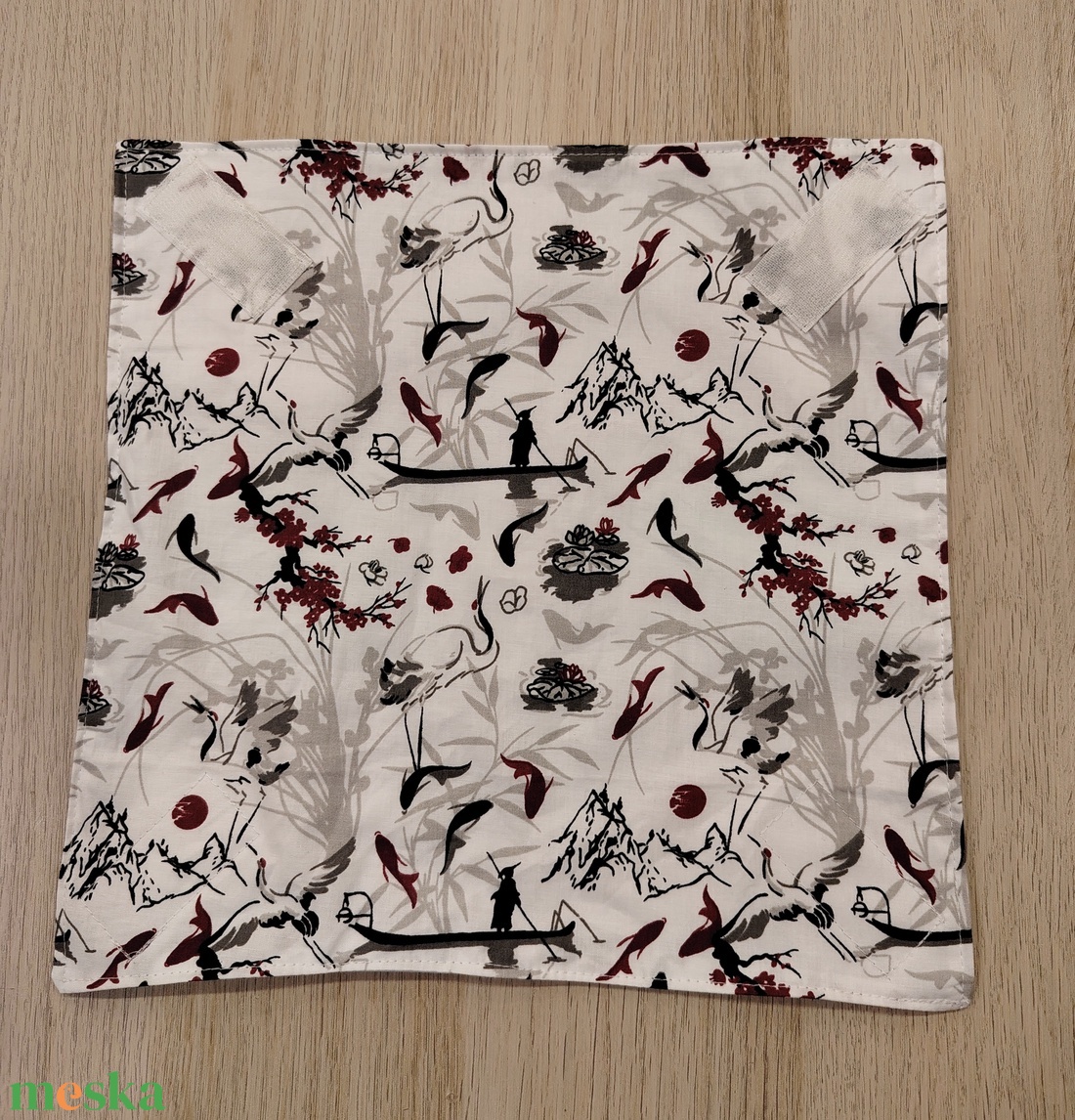 Távol-Kelet újraszalvéta - táska & tok - uzsonna- & ebéd tartó - szendvics csomagoló - Meska.hu