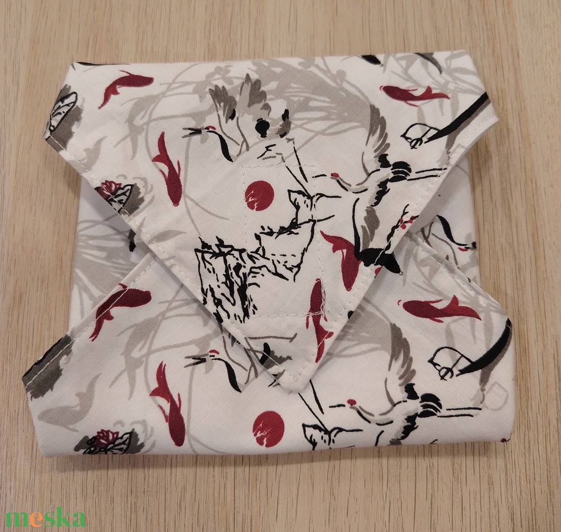 Távol-Kelet újraszalvéta - táska & tok - uzsonna- & ebéd tartó - szendvics csomagoló - Meska.hu