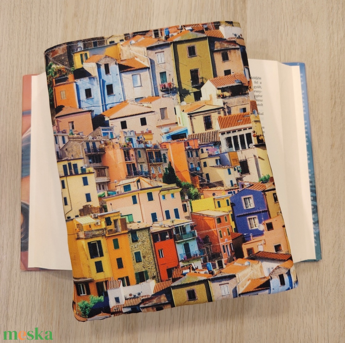 Vízhatlan ölelhető könyvtok ( mediterrán házak ) - könyv & zene - könyvtok - Meska.hu