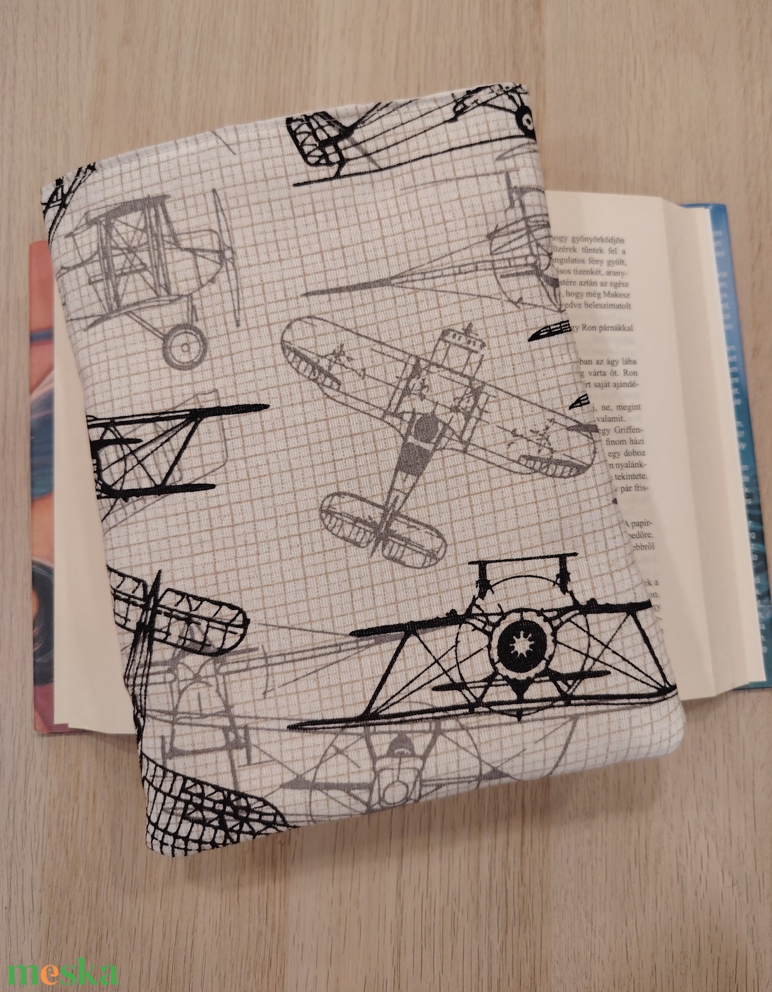 Repülős ölelhető könyvtok  - otthon & életmód - papír, írószer - könyv- és füzetborító - Meska.hu