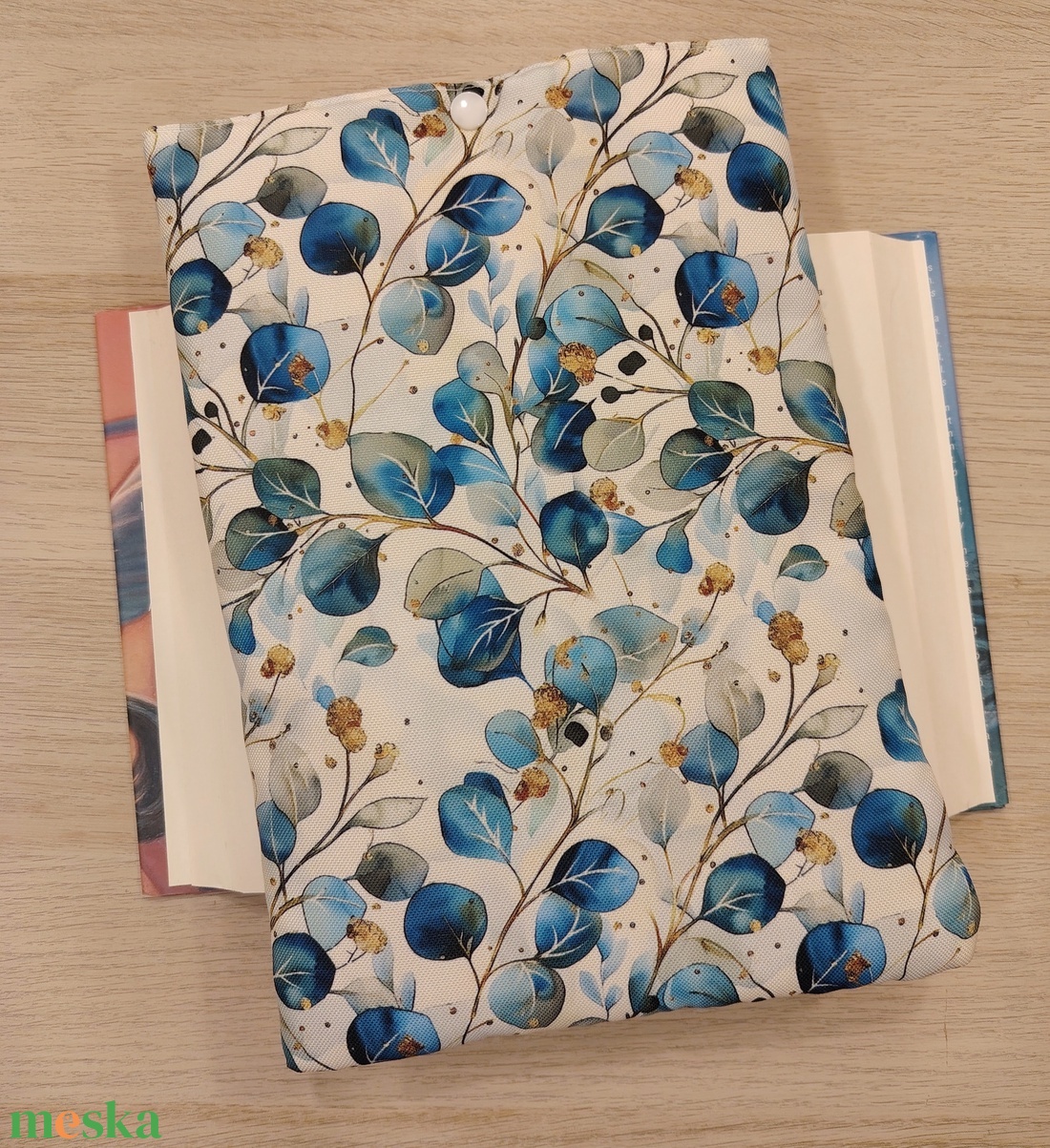 Nagy zárható vízhatlan könyvtok/tablet tok  (leveles)  - otthon & életmód - papír, írószer - könyv- és füzetborító - Meska.hu