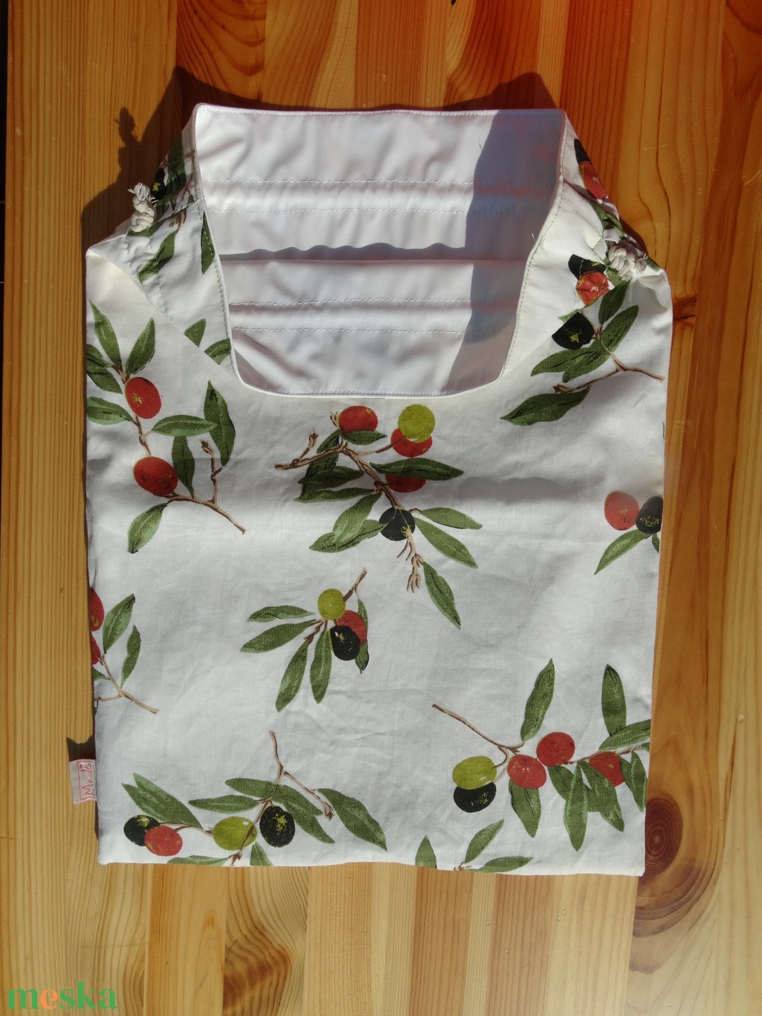 Kenyeres zsák / Olivás - otthon & életmód - konyhafelszerelés, tálalás - konyhai tárolás - kenyértartó - Meska.hu