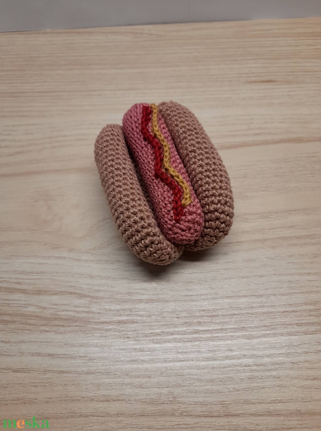 Horgolt hot-dog - játék & sport - készségfejlesztő és logikai játék - oktató játékok - Meska.hu Horgolt hot-dog - játék & sport - készségfejlesztő és logikai játék - oktató játékok - Meska.hu