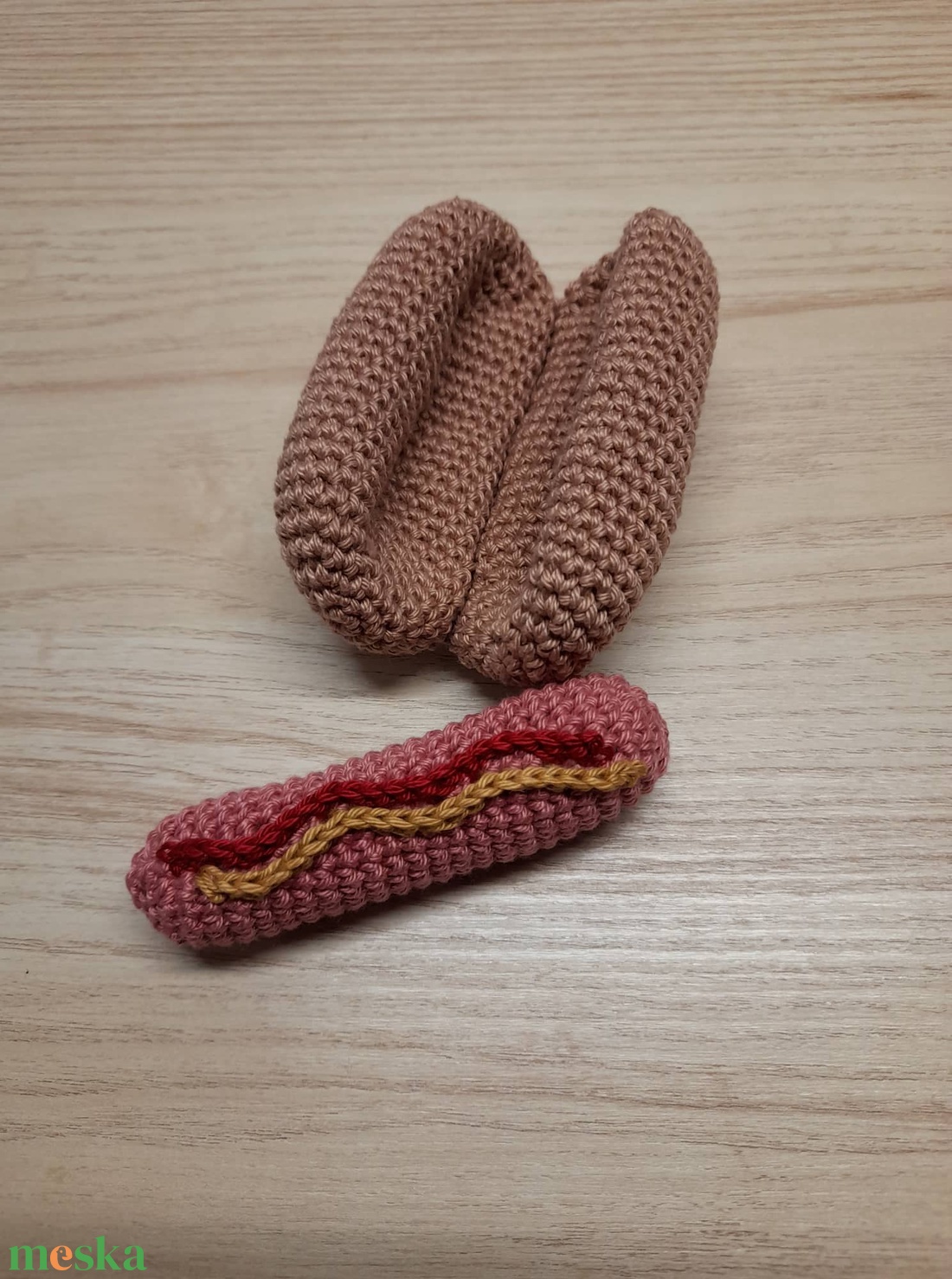 Horgolt hot-dog - játék & sport - készségfejlesztő és logikai játék - oktató játékok - Meska.hu Horgolt hot-dog - játék & sport - készségfejlesztő és logikai játék - oktató játékok - Meska.hu