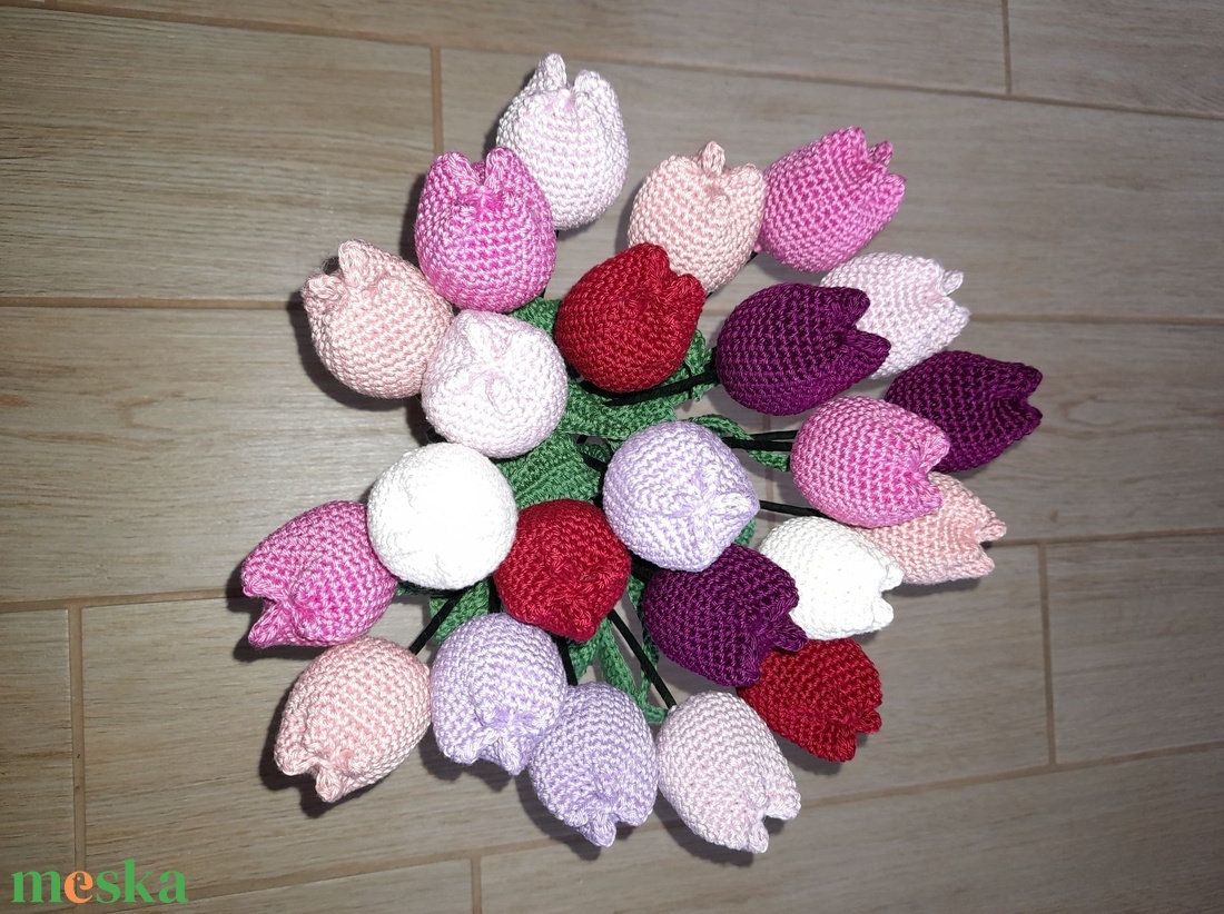 Horgolt tulipán! - otthon & életmód - dekoráció - dísztárgy - Meska.hu Horgolt tulipán! - otthon & életmód - dekoráció - dísztárgy - Meska.hu
