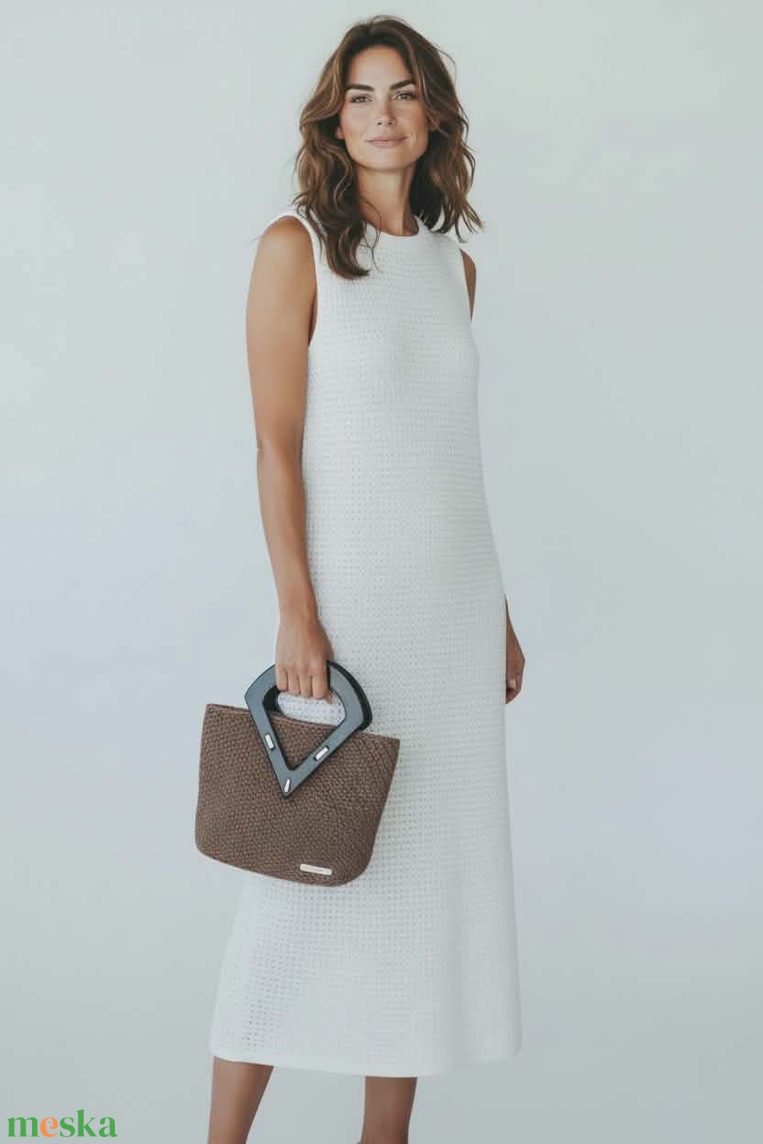 Cappuccino színű kézitáska - táska & tok - kézitáska & válltáska - kézitáska - Meska.hu