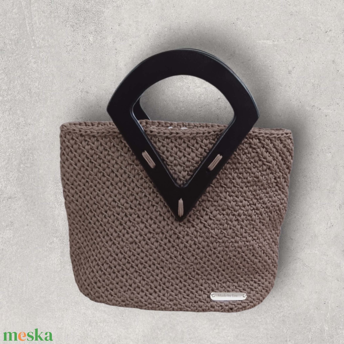 Cappuccino színű kézitáska - táska & tok - kézitáska & válltáska - kézitáska - Meska.hu