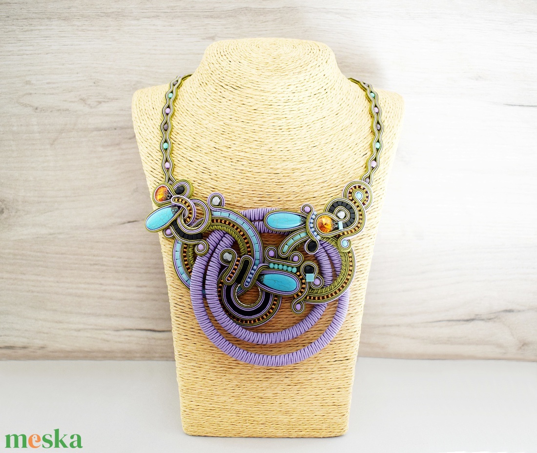Sujtás nyaklánc - ékszer - nyaklánc - statement nyaklánc - Meska.hu