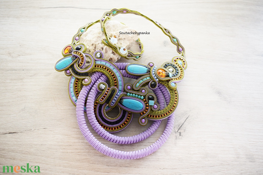 Sujtás nyaklánc - ékszer - nyaklánc - statement nyaklánc - Meska.hu