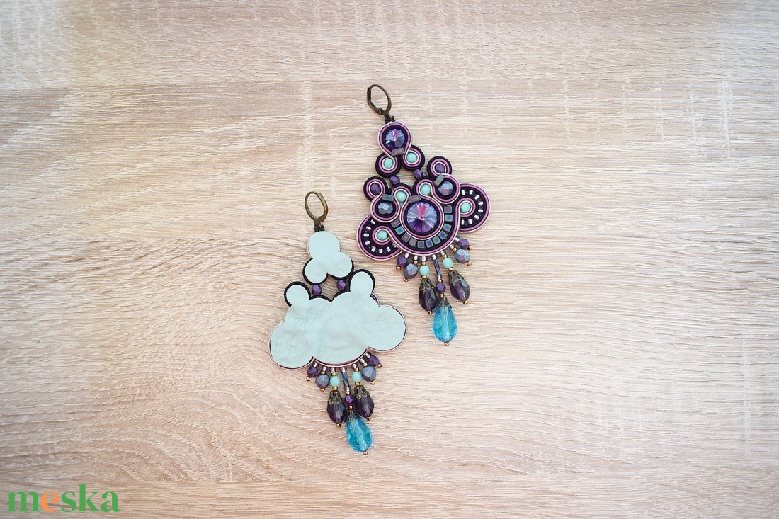 Elegáns sujtás fülbevaló - ékszer - fülbevaló - csillár fülbevaló - Meska.hu Elegáns sujtás fülbevaló - ékszer - fülbevaló - csillár fülbevaló - Meska.hu