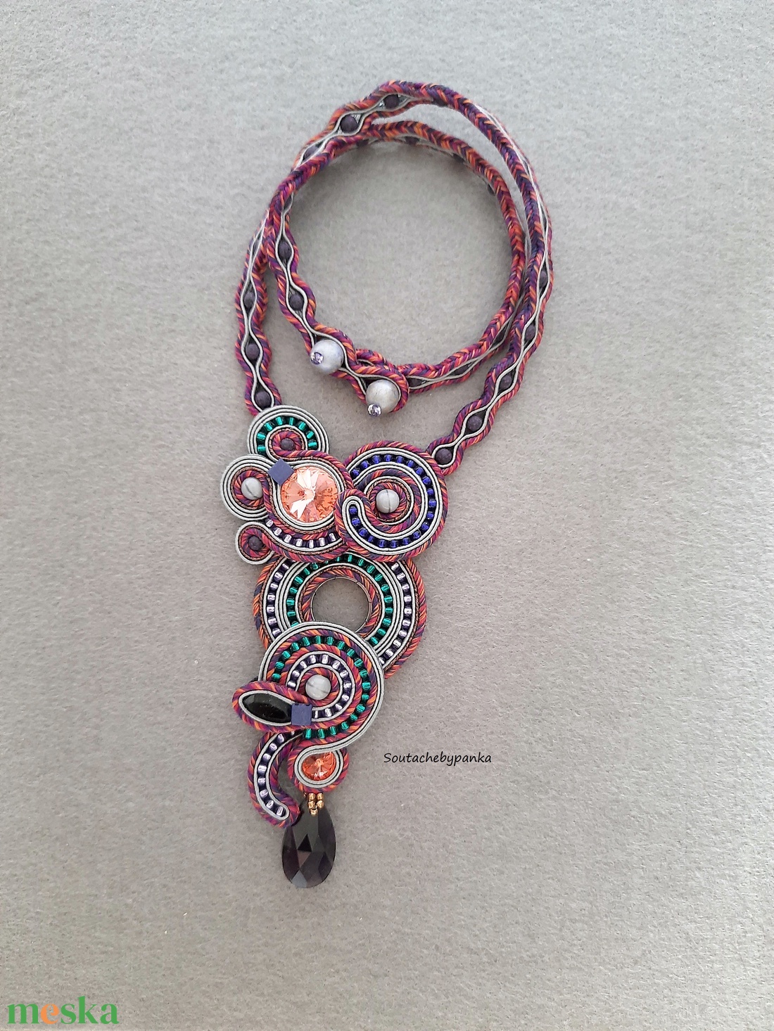 Sujtás nyaklánc - ékszer - nyaklánc - statement nyaklánc - Meska.hu Sujtás nyaklánc - ékszer - nyaklánc - statement nyaklánc - Meska.hu