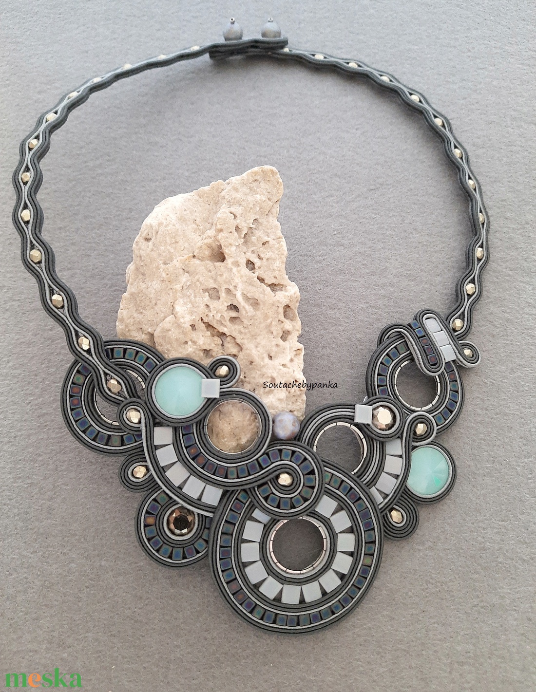 Sujtás nyaklánc - ékszer - nyaklánc - statement nyaklánc - Meska.hu