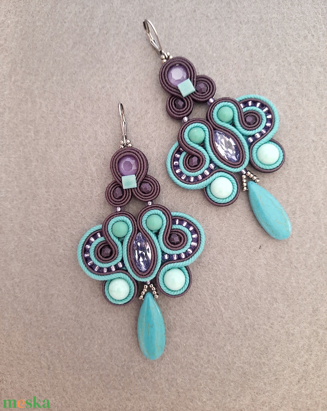 Elegáns sujtás fülbevaló - ékszer - fülbevaló - csillár fülbevaló - Meska.hu Elegáns sujtás fülbevaló - ékszer - fülbevaló - csillár fülbevaló - Meska.hu