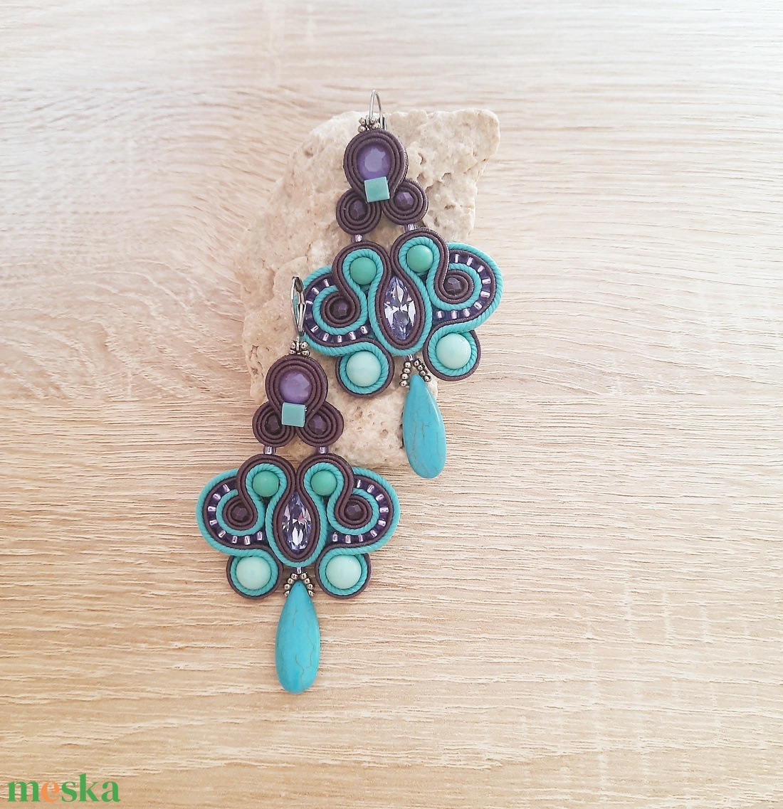 Elegáns sujtás fülbevaló - ékszer - fülbevaló - csillár fülbevaló - Meska.hu Elegáns sujtás fülbevaló - ékszer - fülbevaló - csillár fülbevaló - Meska.hu