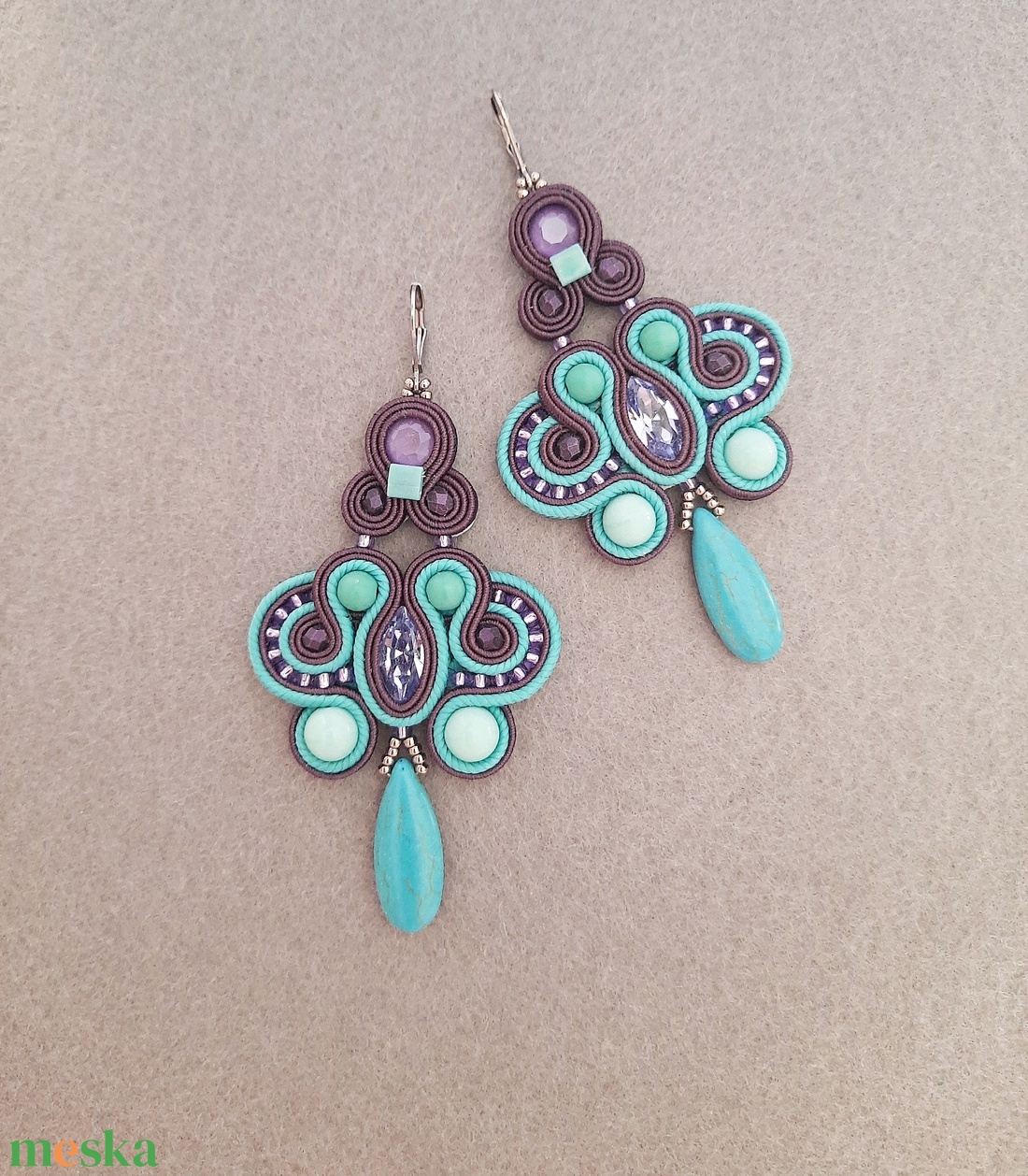 Elegáns sujtás fülbevaló - ékszer - fülbevaló - csillár fülbevaló - Meska.hu Elegáns sujtás fülbevaló - ékszer - fülbevaló - csillár fülbevaló - Meska.hu