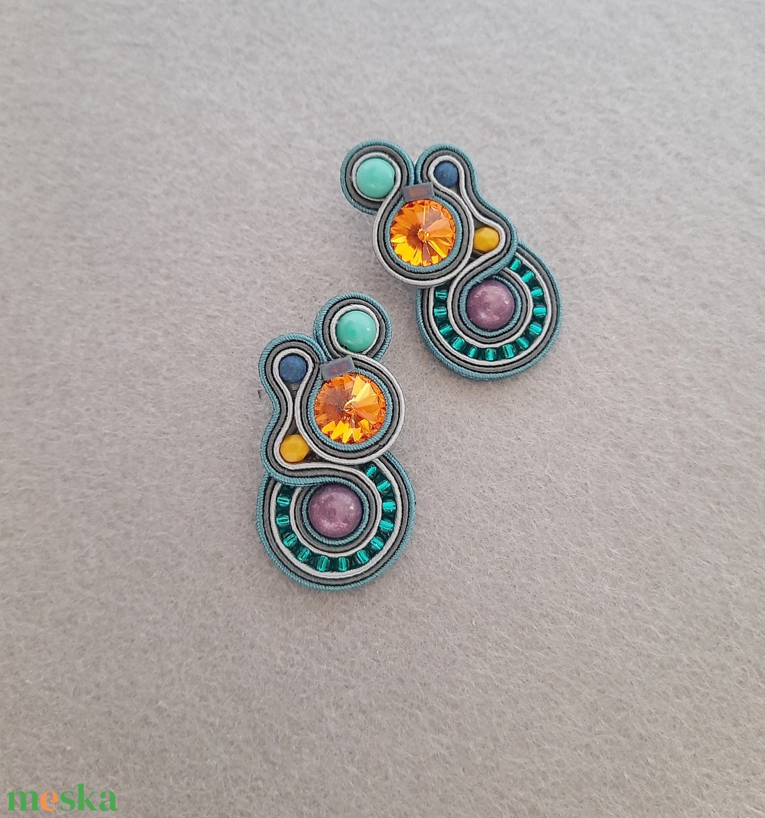 Elegáns sujtás fülbevaló - ékszer - fülbevaló - fülékszer - Meska.hu