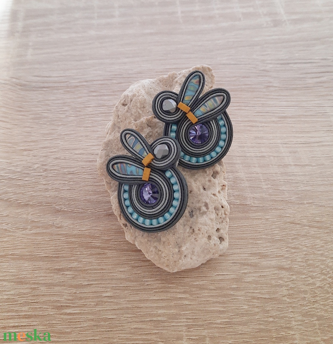 Elegáns sujtás fülbevaló - ékszer - fülbevaló - fülékszer - Meska.hu