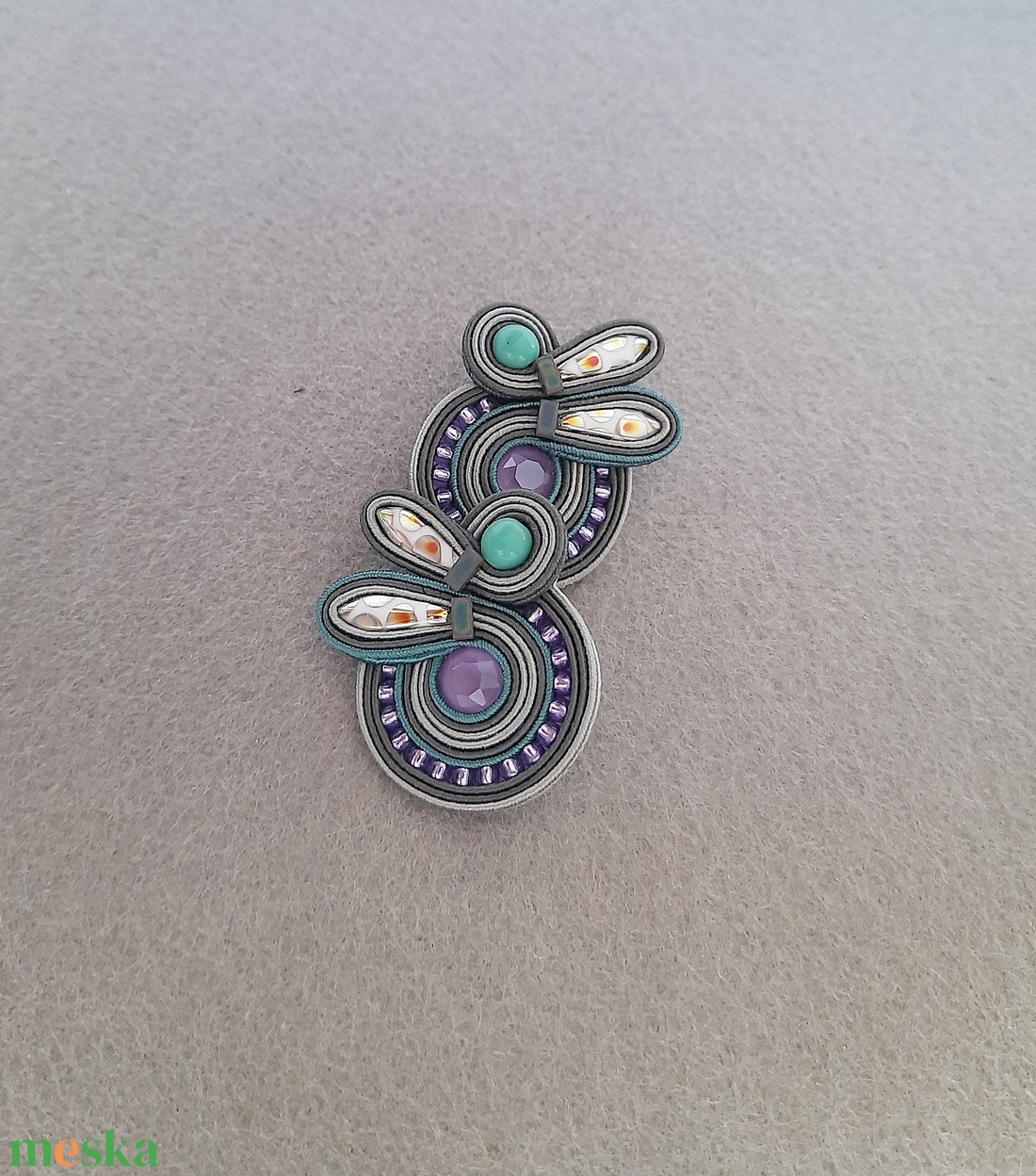 Elegáns sujtás fülbevaló - ékszer - fülbevaló - fülékszer - Meska.hu