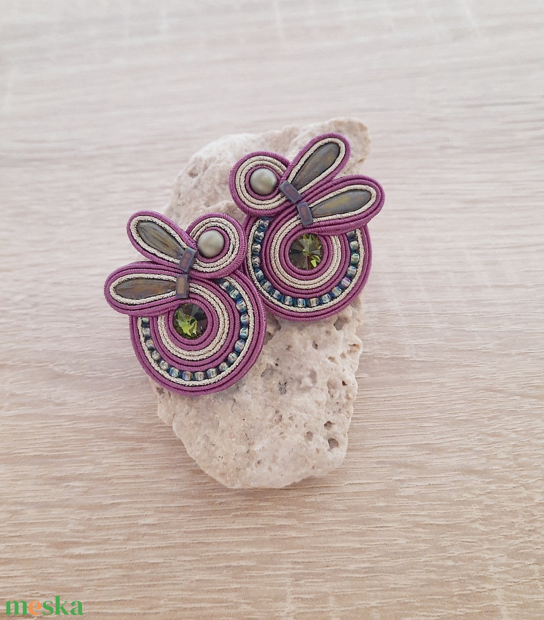 Elegáns sujtás fülbevaló - ékszer - fülbevaló - fülékszer - Meska.hu