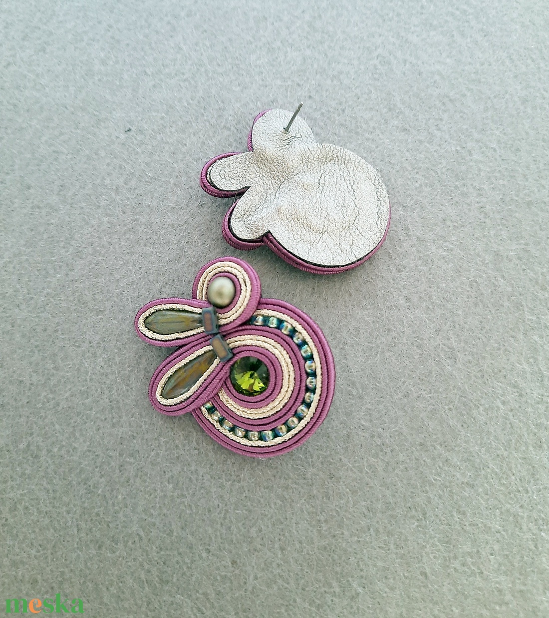 Elegáns sujtás fülbevaló - ékszer - fülbevaló - fülékszer - Meska.hu