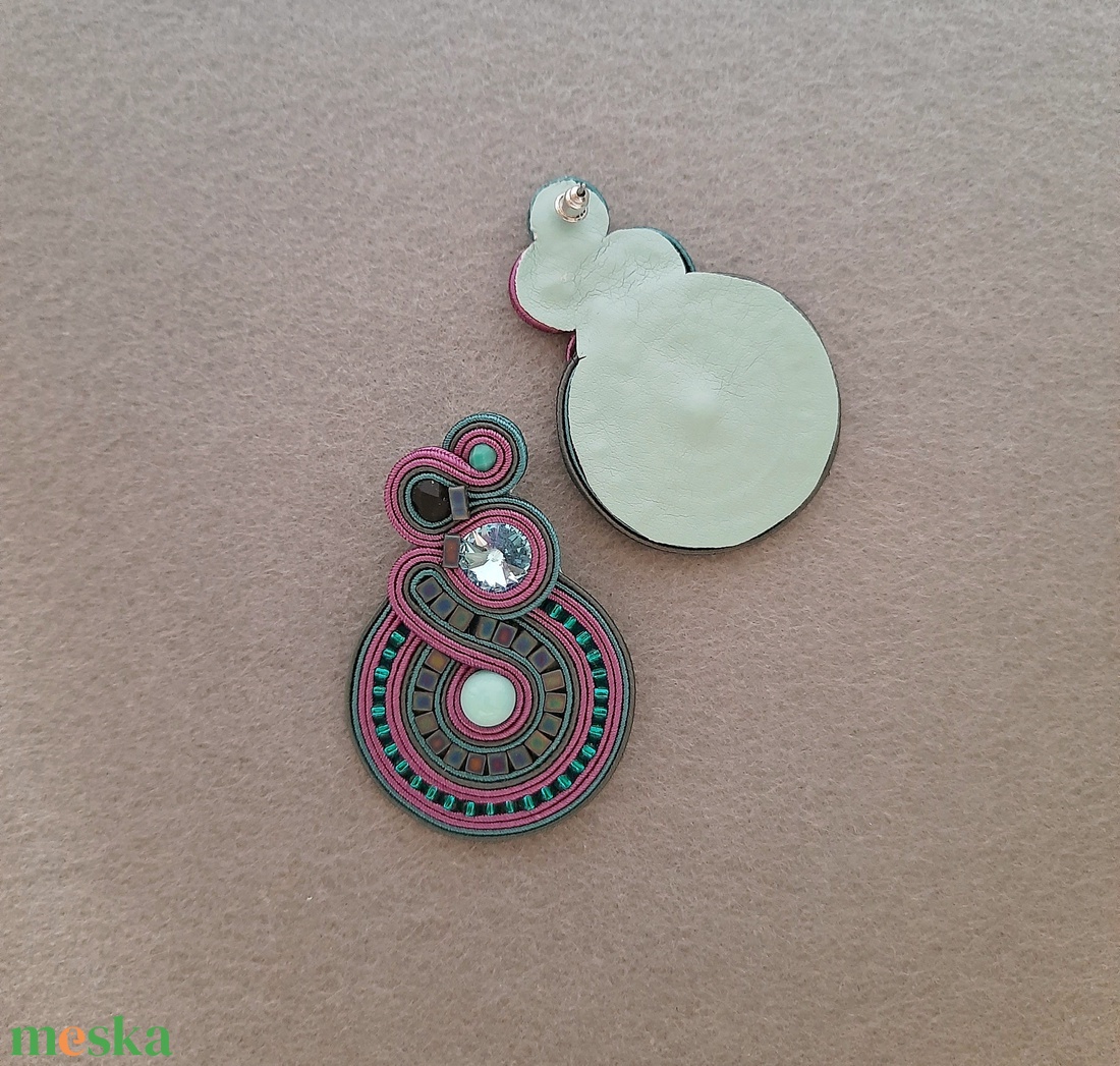 Elegáns sujtás fülbevaló - ékszer - fülbevaló - fülékszer - Meska.hu