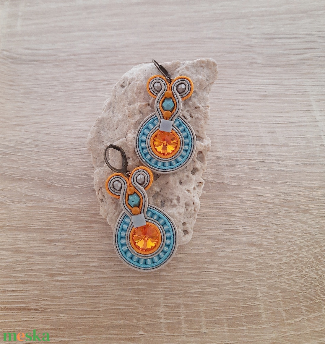 Elegáns sujtás fülbevaló - ékszer - fülbevaló - fülgyűrű - Meska.hu