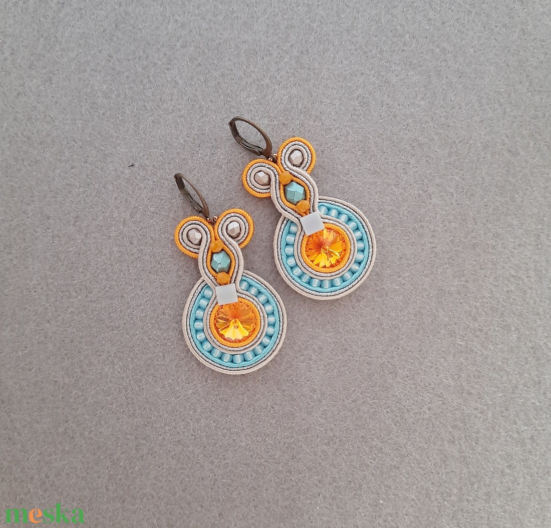 Elegáns sujtás fülbevaló - ékszer - fülbevaló - fülgyűrű - Meska.hu