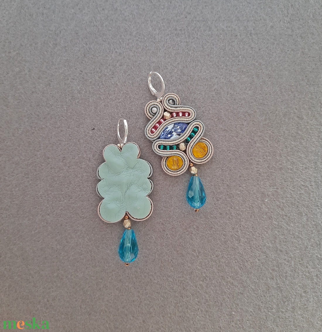 Elegáns sujtás fülbevaló - ékszer - fülbevaló - csillár fülbevaló - Meska.hu