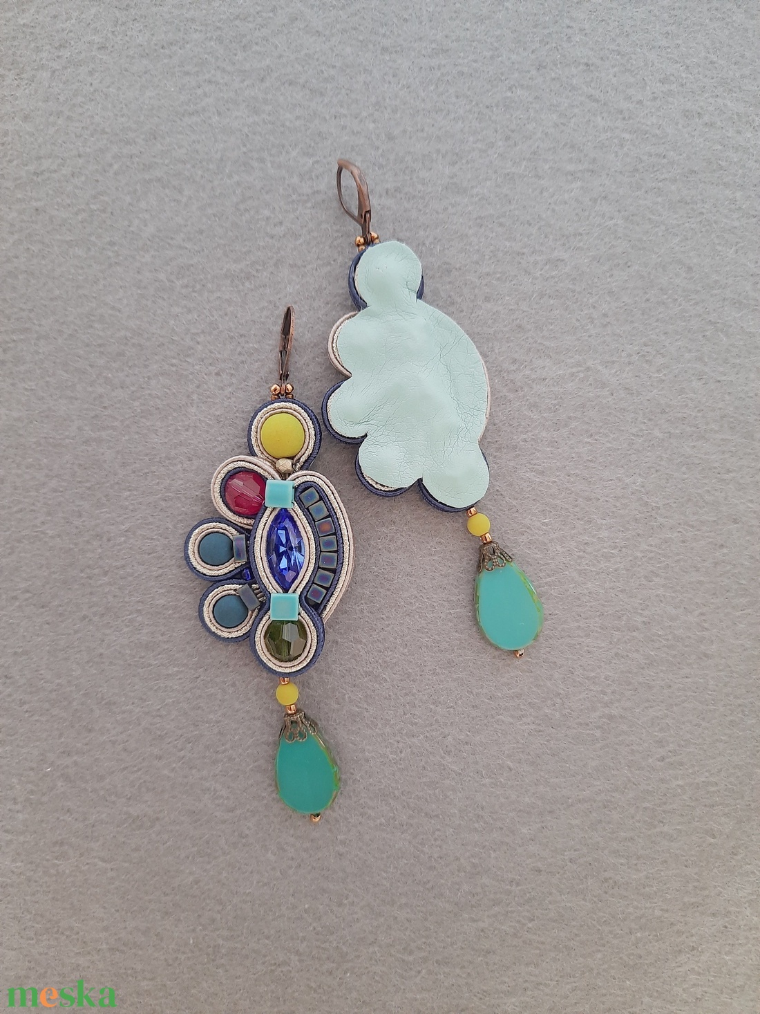 Elegáns sujtás fülbevaló - ékszer - fülbevaló - csillár fülbevaló - Meska.hu