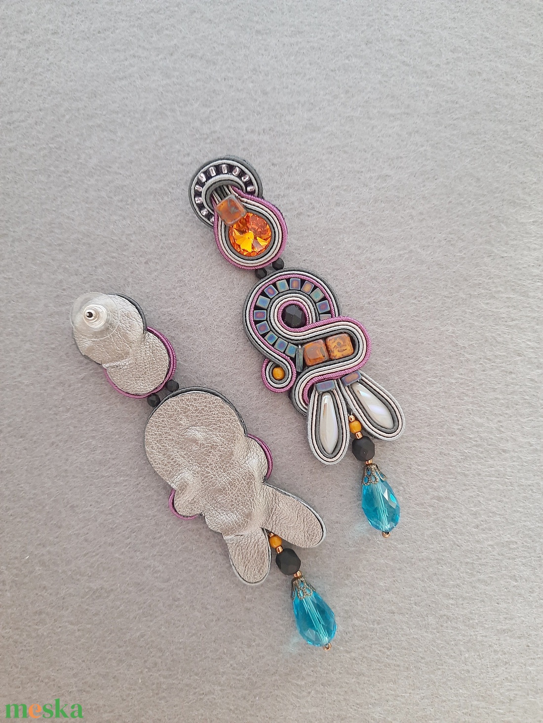 Elegáns sujtás fülbevaló - ékszer - fülbevaló - csillár fülbevaló - Meska.hu