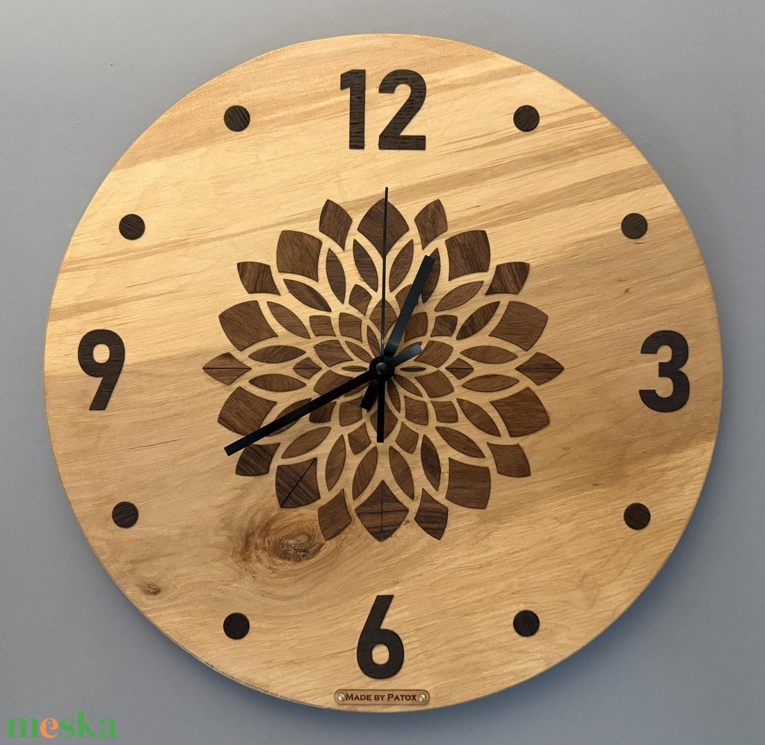 Falióra - mandala - 39 cm - otthon & életmód - dekoráció - fali és függő dekoráció - falióra & óra - Meska.hu