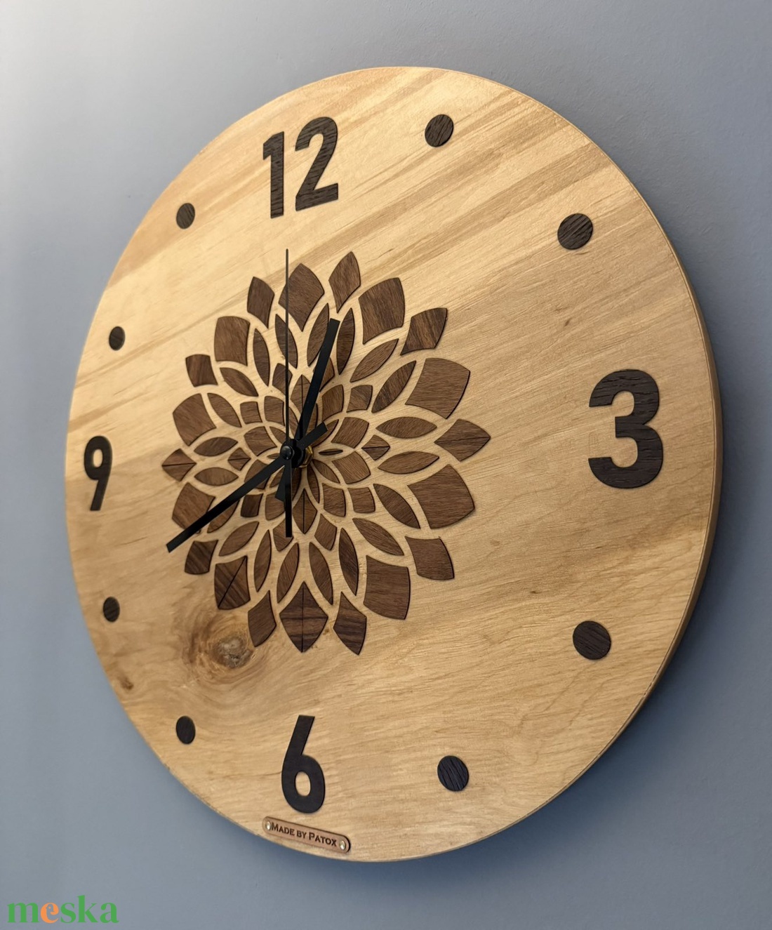 Falióra - mandala - 39 cm - otthon & életmód - dekoráció - fali és függő dekoráció - falióra & óra - Meska.hu