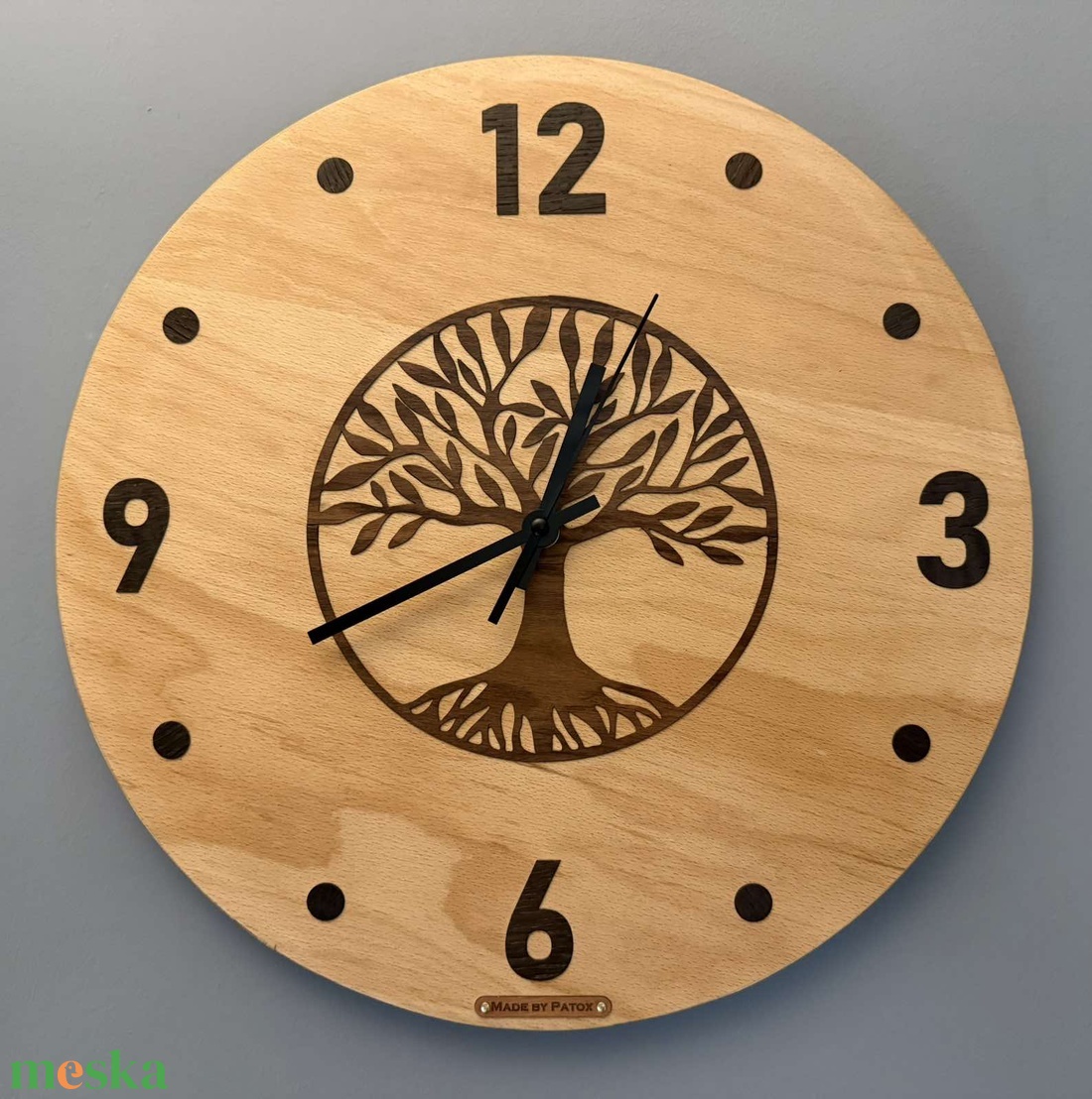 Falióra - életfa - 39 cm - otthon & életmód - dekoráció - fali és függő dekoráció - falióra & óra - Meska.hu
