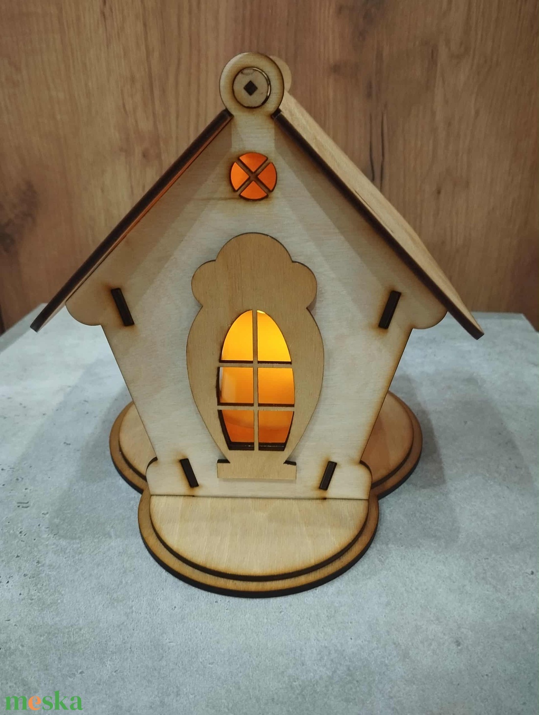 Mécsestartó nagy ház - otthon & életmód - dekoráció - asztal és polc dekoráció - asztaldísz - Meska.hu