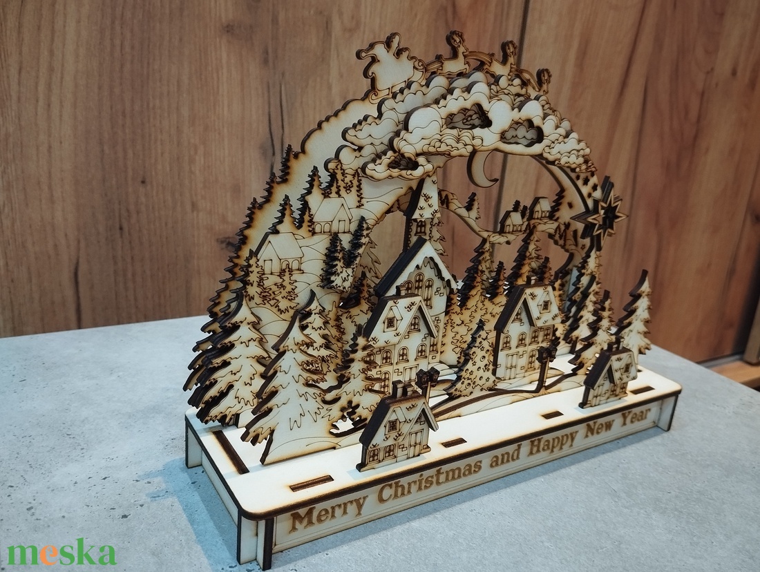 Karácsonyi boltív - otthon & életmód - dekoráció - asztal és polc dekoráció - asztaldísz - Meska.hu