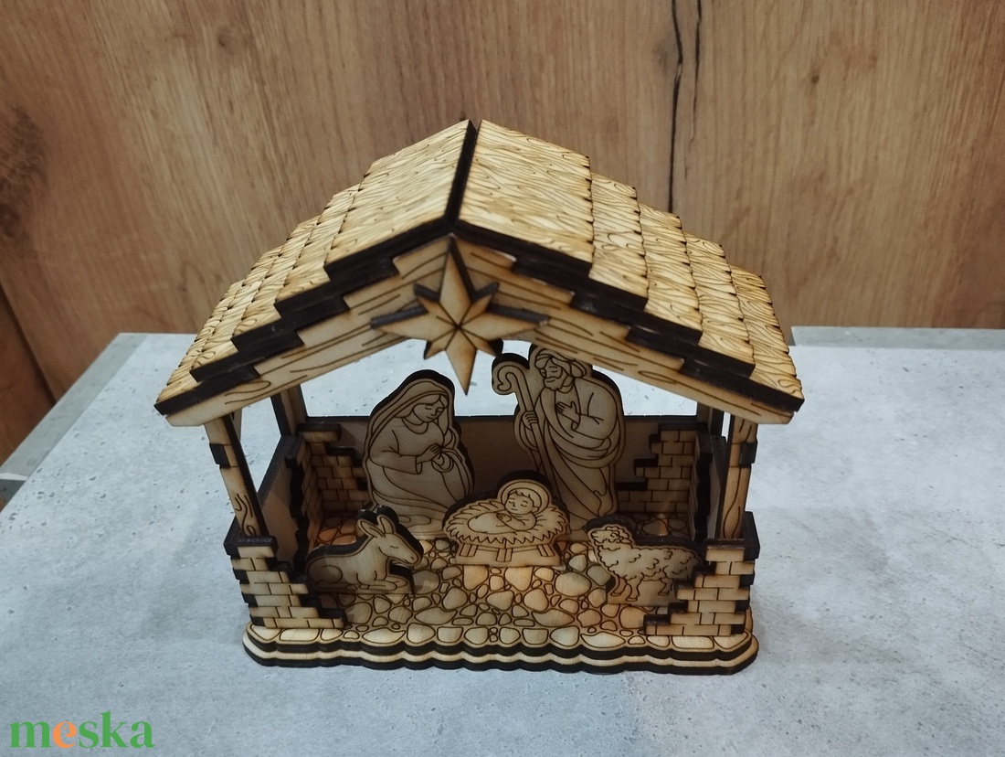 Betlehem  - karácsony - karácsonyi lakásdekoráció - karácsonyi lakásdíszek - Meska.hu