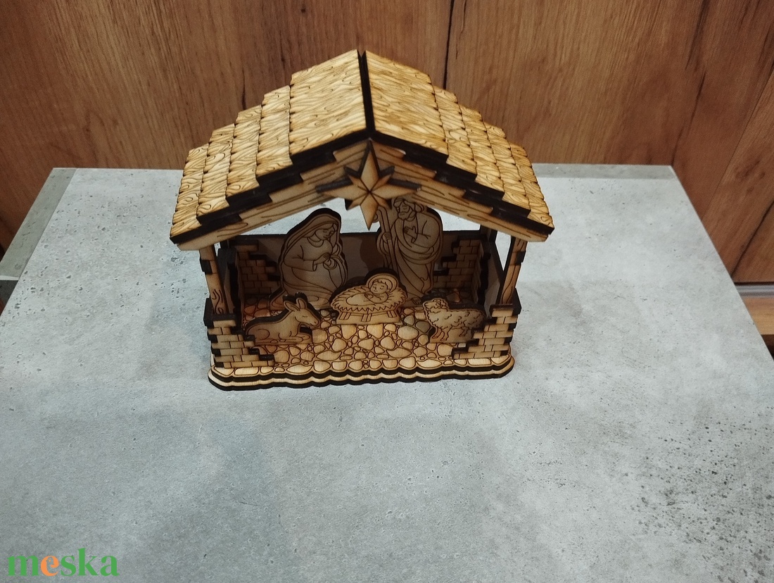 Betlehem  - karácsony - karácsonyi lakásdekoráció - karácsonyi lakásdíszek - Meska.hu