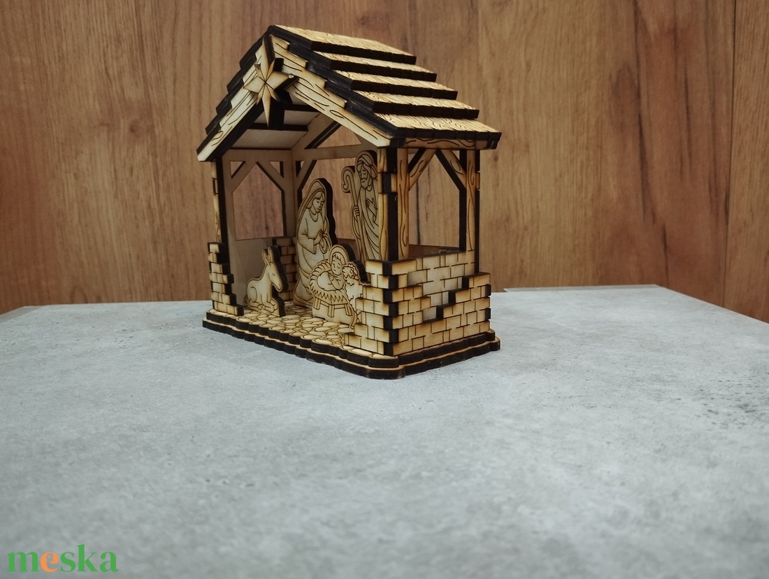 Betlehem  - karácsony - karácsonyi lakásdekoráció - karácsonyi lakásdíszek - Meska.hu