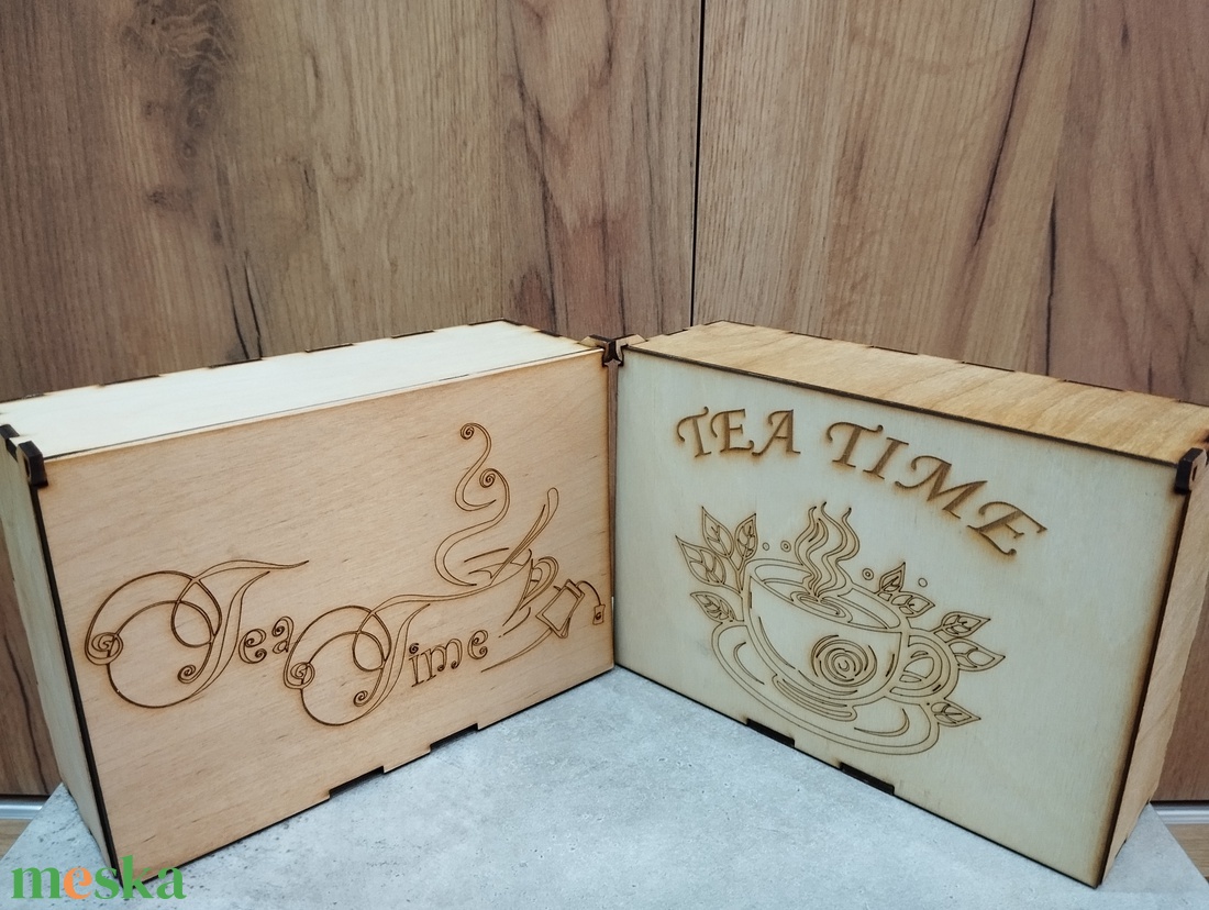 Tea tartó doboz - otthon & életmód - konyhafelszerelés, tálalás - konyhai tárolás - tea & kávé tárolás - Meska.hu