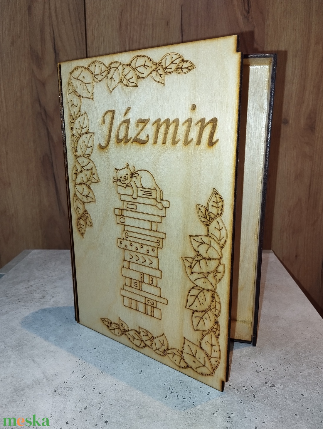 Könyvtartó doboz - otthon & életmód - tárolás & rendszerezés - doboz - Meska.hu