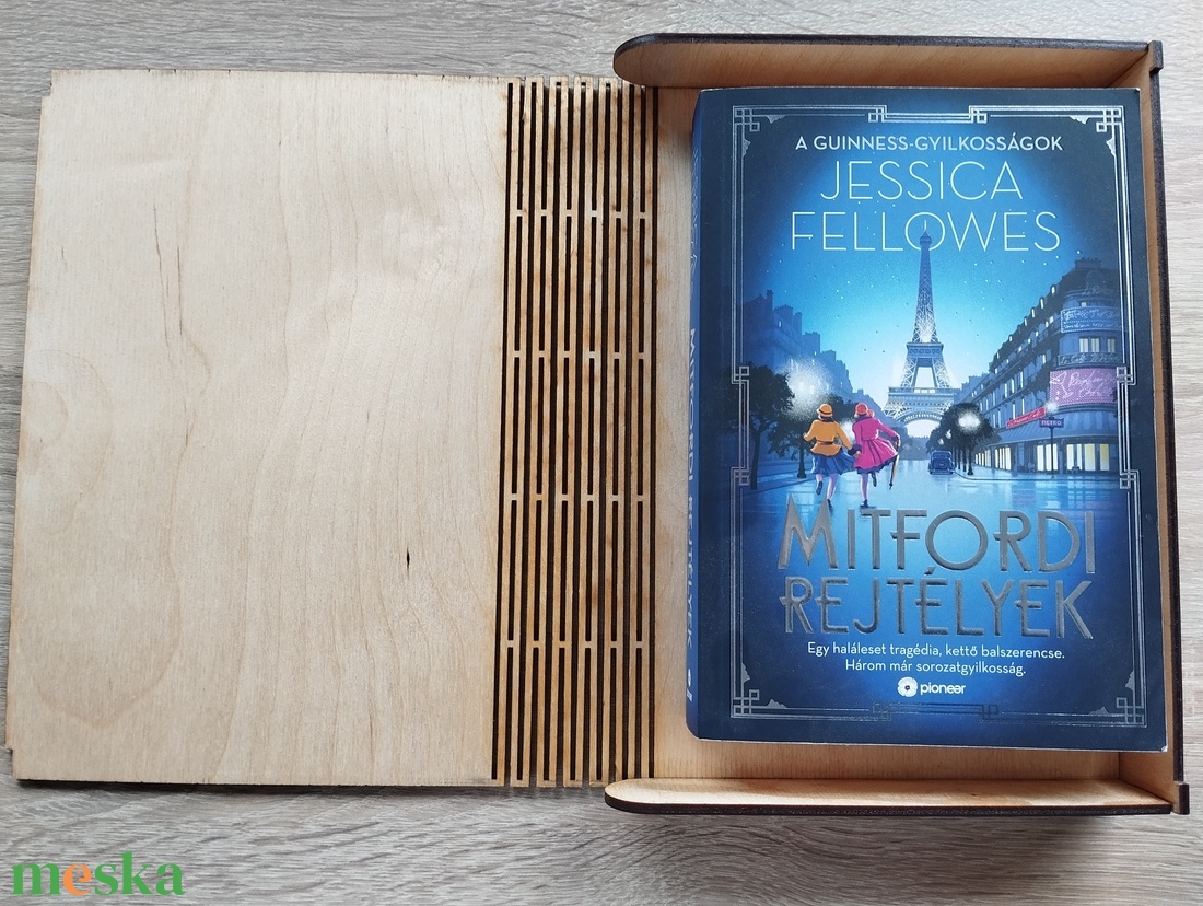 Könyvtartó doboz - otthon & életmód - tárolás & rendszerezés - doboz - Meska.hu