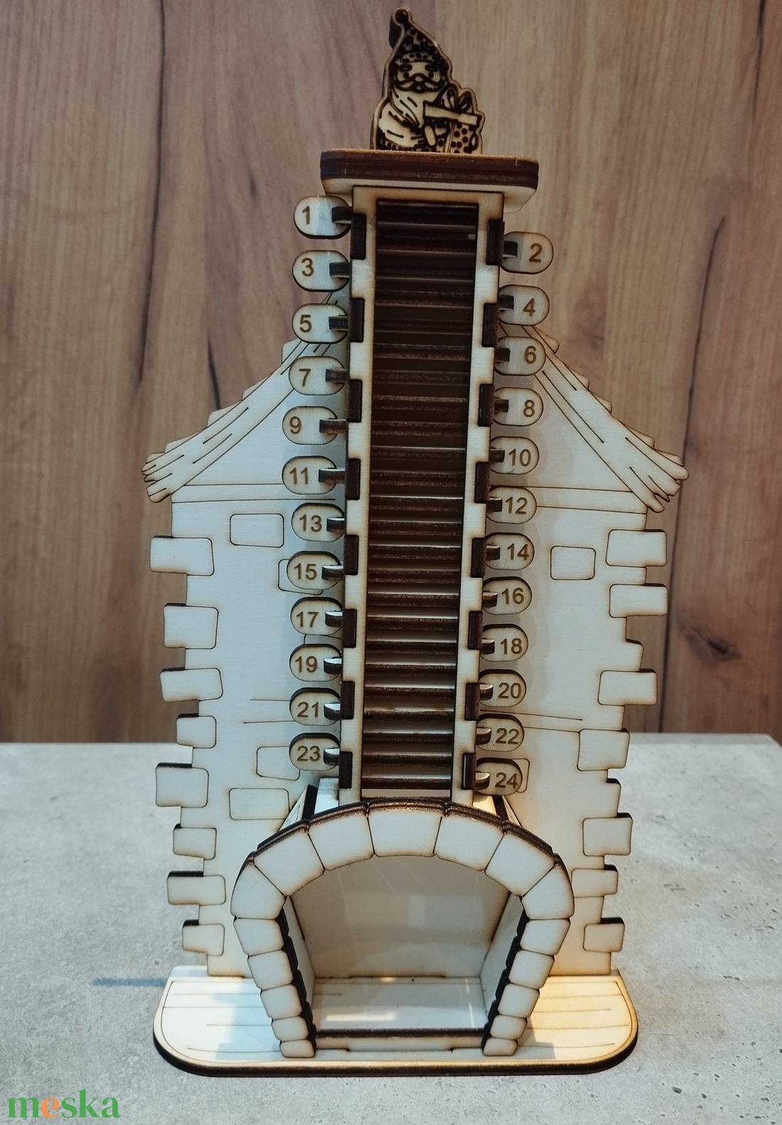 Mikulásos adventi visszaszámláló - karácsony - adventi díszek - adventi naptár - Meska.hu