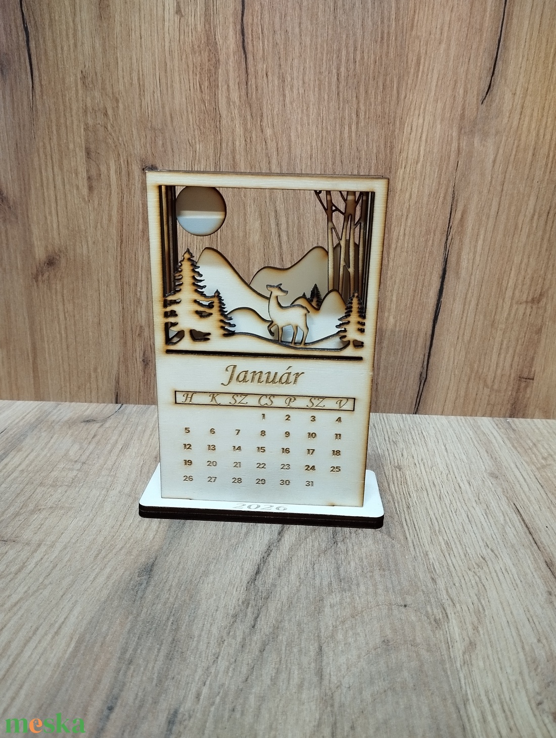 2026-os 3d asztali naptár - otthon & életmód - papír, írószer - naptár & tervező - Meska.hu