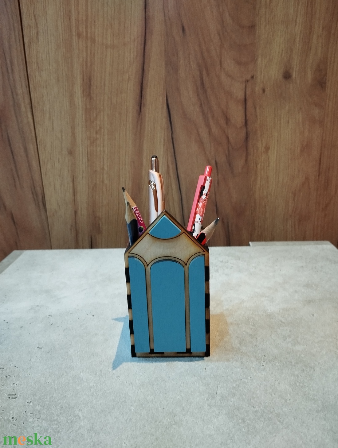 Ceruza formájú ceruzatartó  - otthon & életmód - tárolás & rendszerezés - íróasztali tároló - Meska.hu