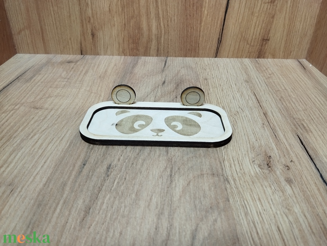 Pandás szemüvegtartó  - otthon & életmód - dekoráció - asztal és polc dekoráció - dekorációs tál, tartó - Meska.hu