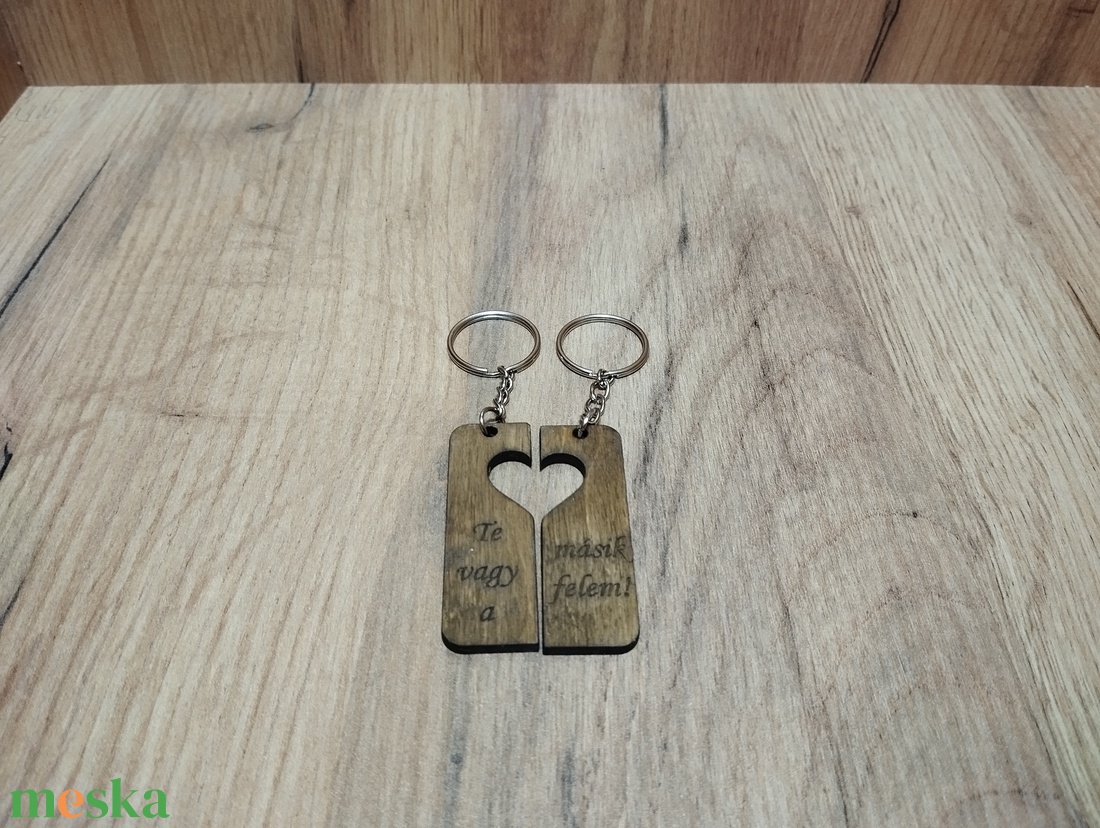 Fa páros kulcstartó  - táska & tok - kulcstartó & táskadísz - kulcstartó - Meska.hu