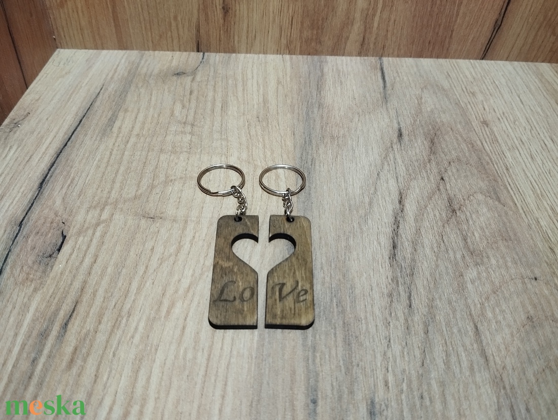 Fa páros kulcstartó  - táska & tok - kulcstartó & táskadísz - kulcstartó - Meska.hu